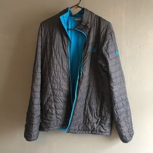 Men’s Mountain Hardwear synthetic down jacket.